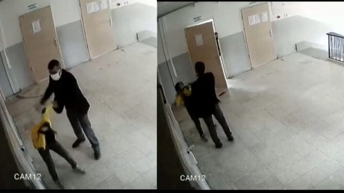 Öğrencisini tekme tokat döven öğretmen serbest bırakıldı