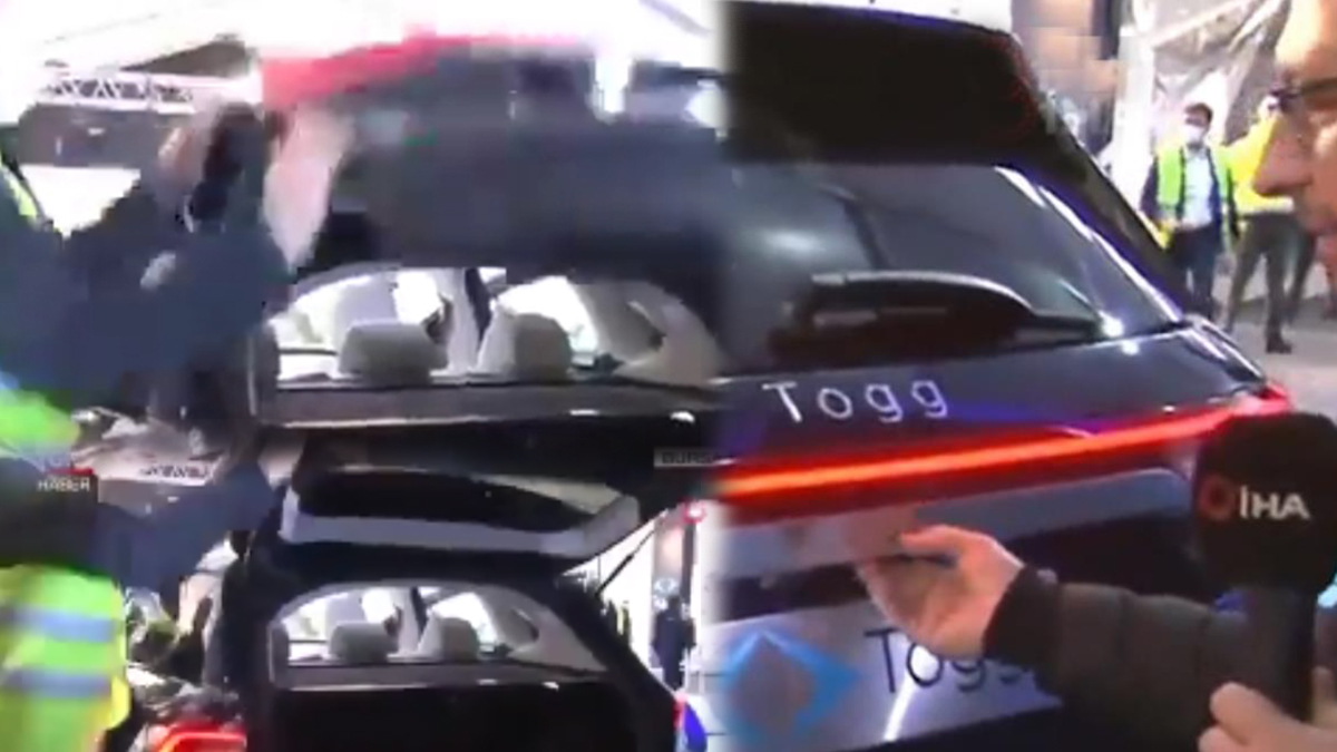 TOGG'un bagajını açan muhabire yetkililerden sert tepki