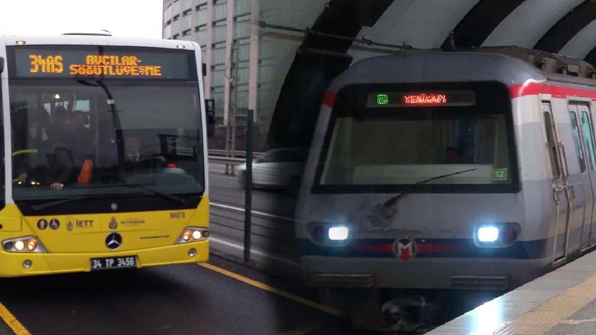 İBB'den yılbaşında 24 saat toplu ulaşım