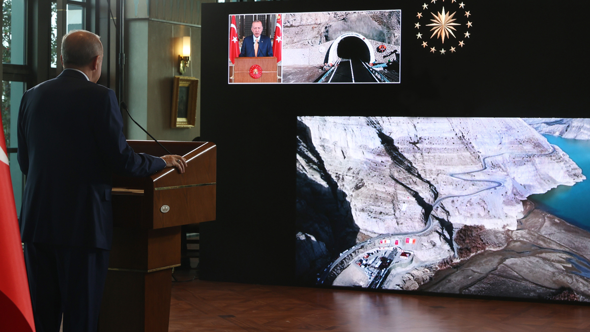 Pirinkayalar Tüneli açıldı! Erdoğan: Yeni fırsatları da beraberinde getirecek