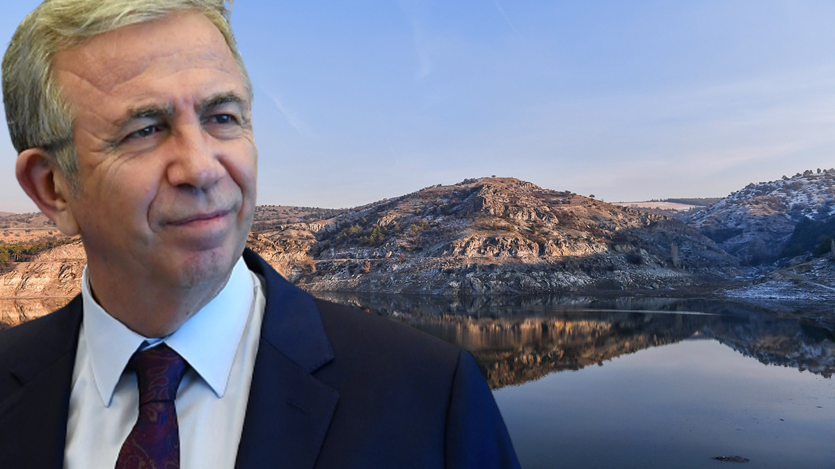 Mansur Yavaş Ankara'nın 27 yıllık Çubuk Barajı'nda su müjdesi verdi