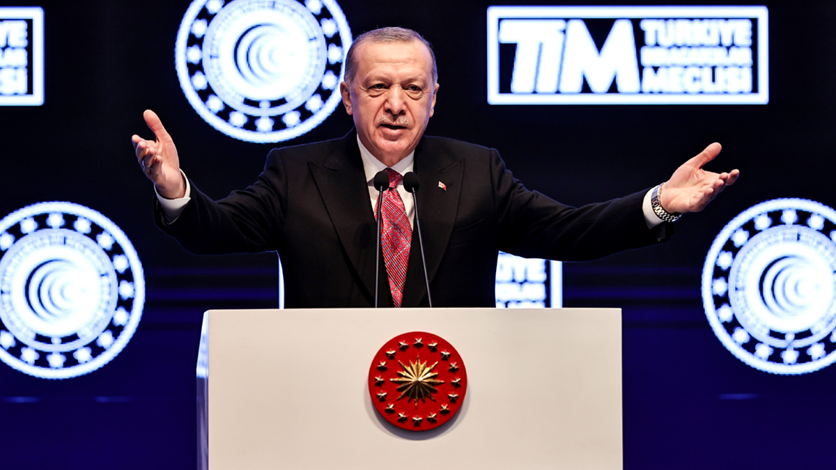 Erdoğan 'Bu bir rekordur' diyerek 2021 ihracat rakamını açıkladı