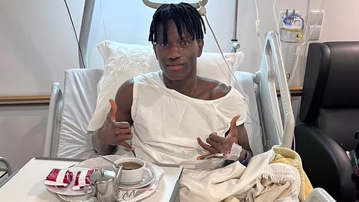 Trabzonspor'da Edgar le ameliyat edildi