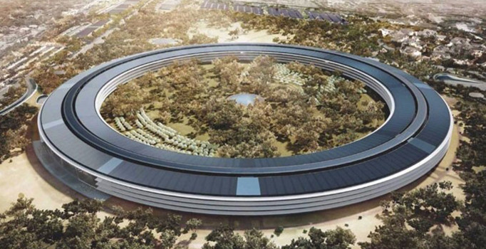 Teknoloji devi Apple'ın dev binası 2017'de açılıyor
