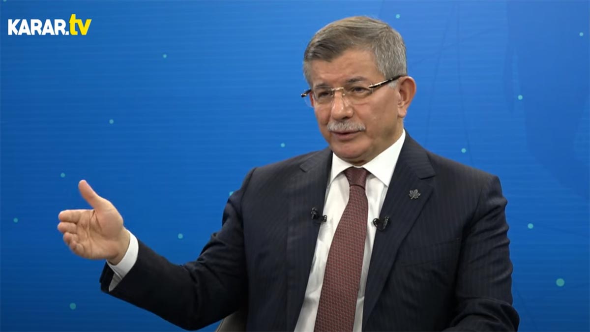 Gelecek Partisi Lideri Davutoğlu KARAR TV'de