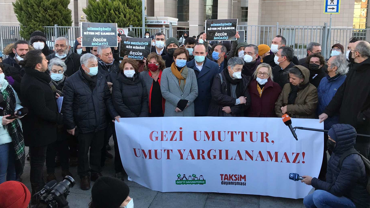 Osman Kavala'nın da yargılandığı Gezi Parkı-Çarşı davası başladı
