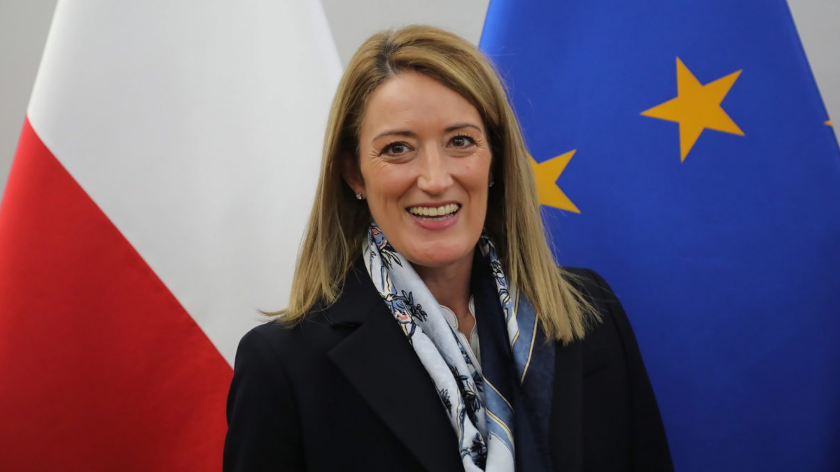 AP Başkanı Metsola Kiev'de