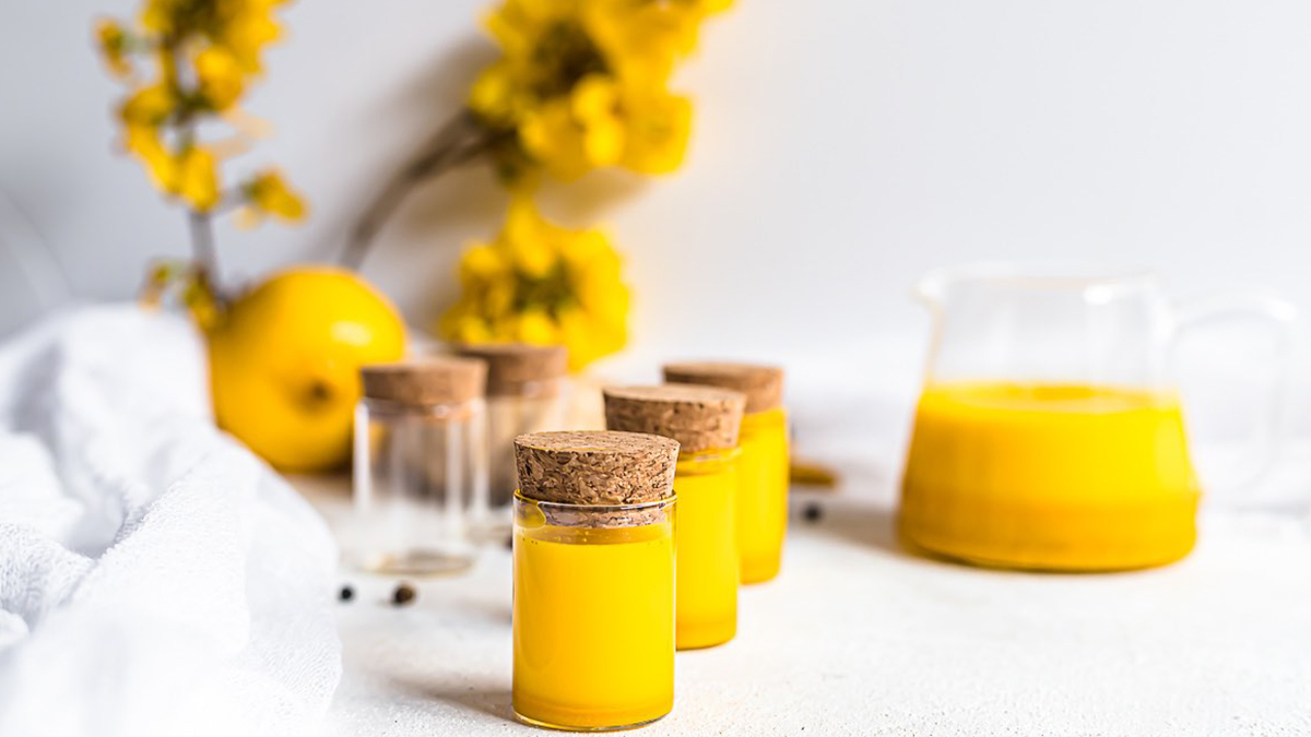 Tek içimlik kalkan: Zencefil shot