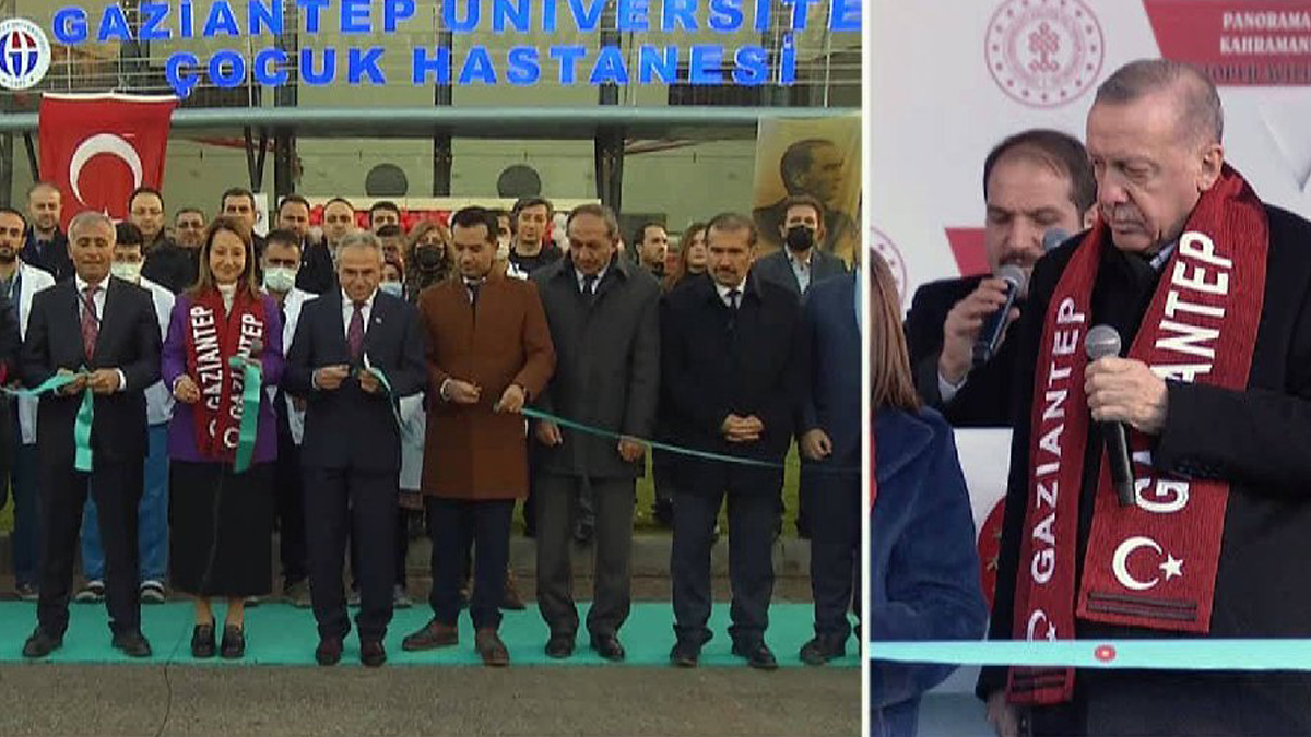 Gaziantep Üniversitesi Çocuk Hastanesi'nin tavanı çöktü