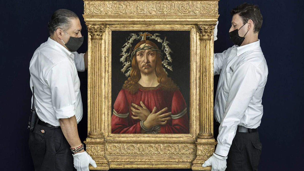 Botticelli’nin “Kederin Adamı” 45,4 milyon dolara satıldı