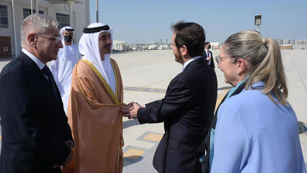 Tarihi ziyaret: İsrail Cumhurbaşkanı Herzog, BAE'de