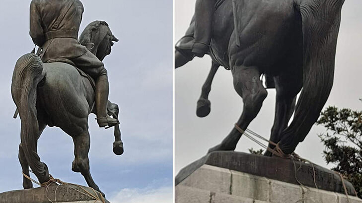 Samsun'da Onur Anıtı'na saldırı: 2 şüpheli gözaltında