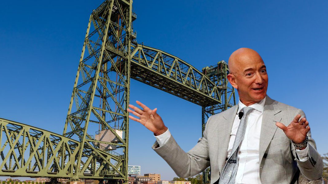 'Tek yol bu' diyerek duyurdular... Tarihi köprü Jeff Bezos'un yatı için kaldırılacak