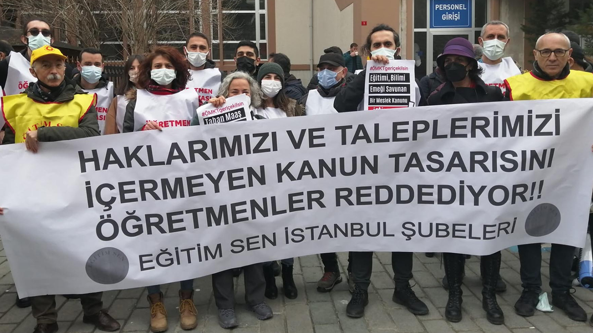 Eğitim-Sen'den 'Öğretmen Meslek Kanunu'na sert tepki: Bu kanun kabul edilemez