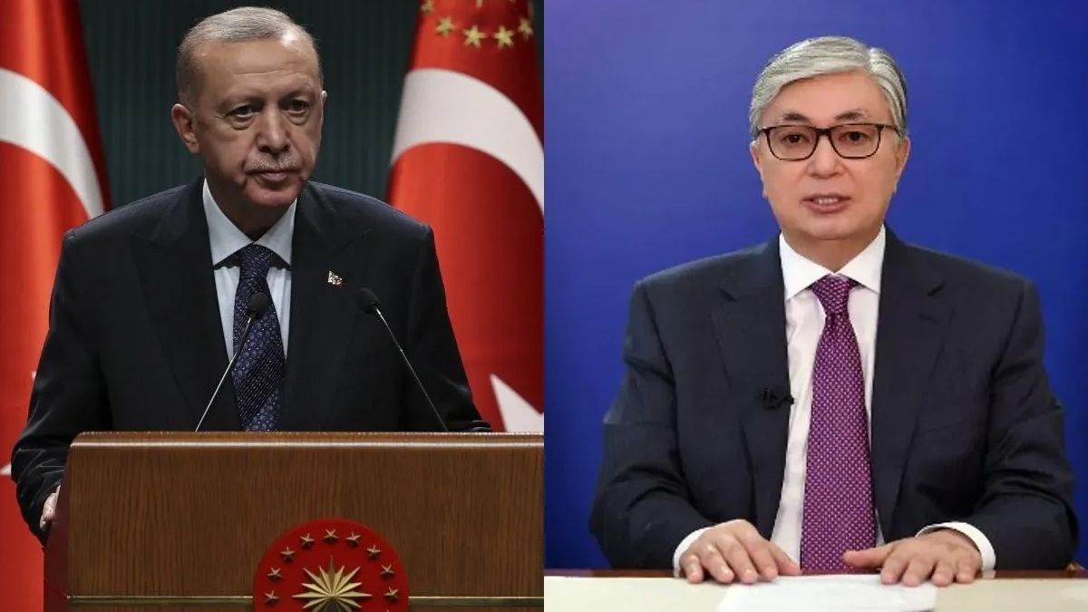 Tokayev'den Erdoğan ve eşine geçmiş olsun mesajı