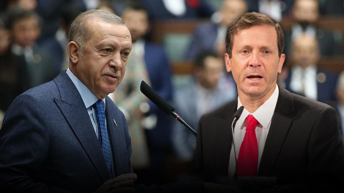 İsrail Cumhurbaşkanı Herzog'dan, Erdoğan'a geçmiş olsun mesajı