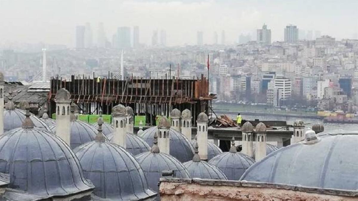 İBB'den İstanbul'un siluetine zarar veren inşaata mühür