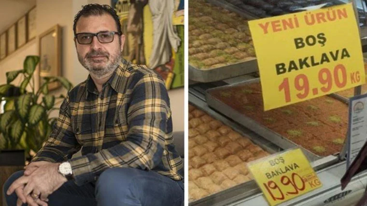 Can Yılmaz'dan 'boş baklava' tepkisi: İçeriği yiyenin hayal gücüne bırakılmış harika bir deneyim