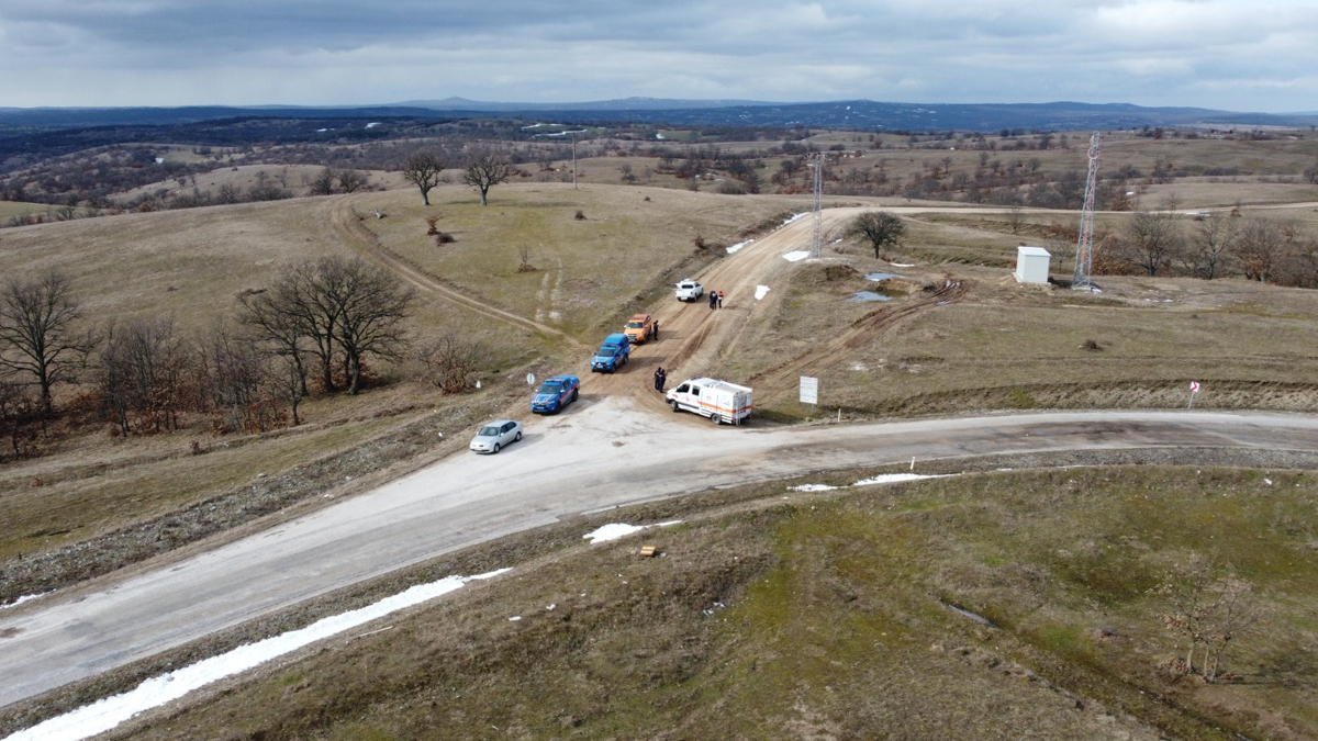 Ormanda kaybolan göçmenler drone ile bulundu