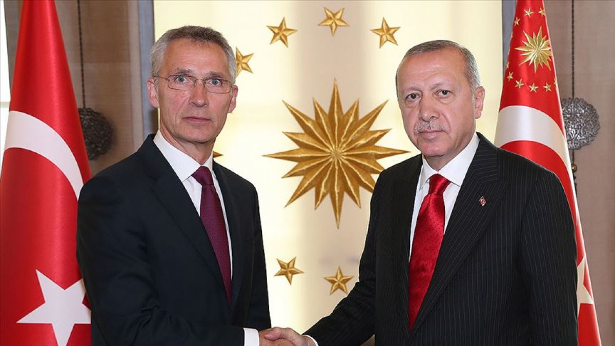 Erdoğan'dan Stoltenberg ile NATO görüşmesi
