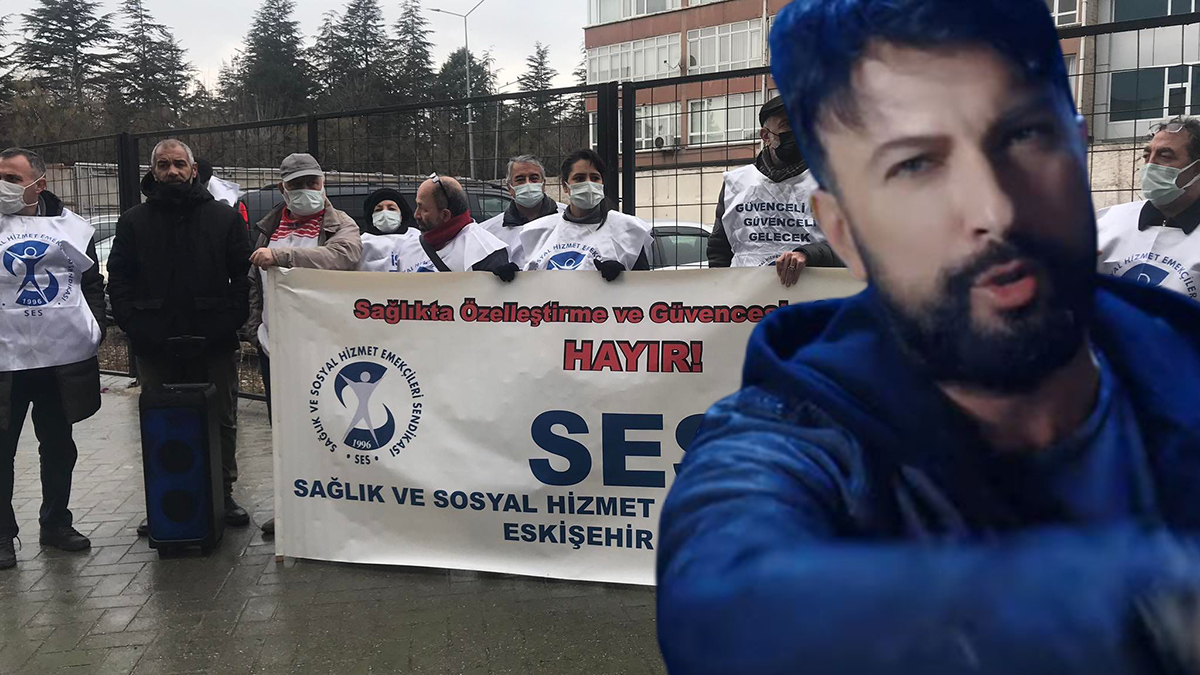 Sağlıkçılardan Tarkan şarkılı protesto: Bu günler geçecek