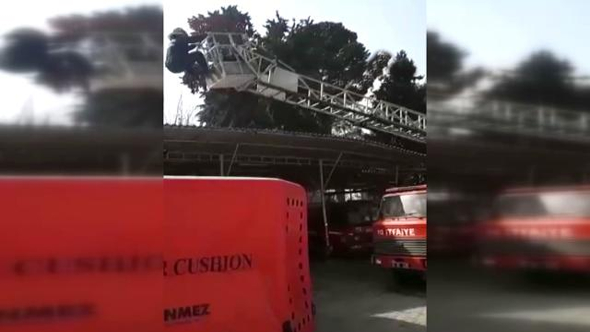 Eğitimde düşen itfaiyeci ağır yaralandı: Durumu ciddiyetini koruyor