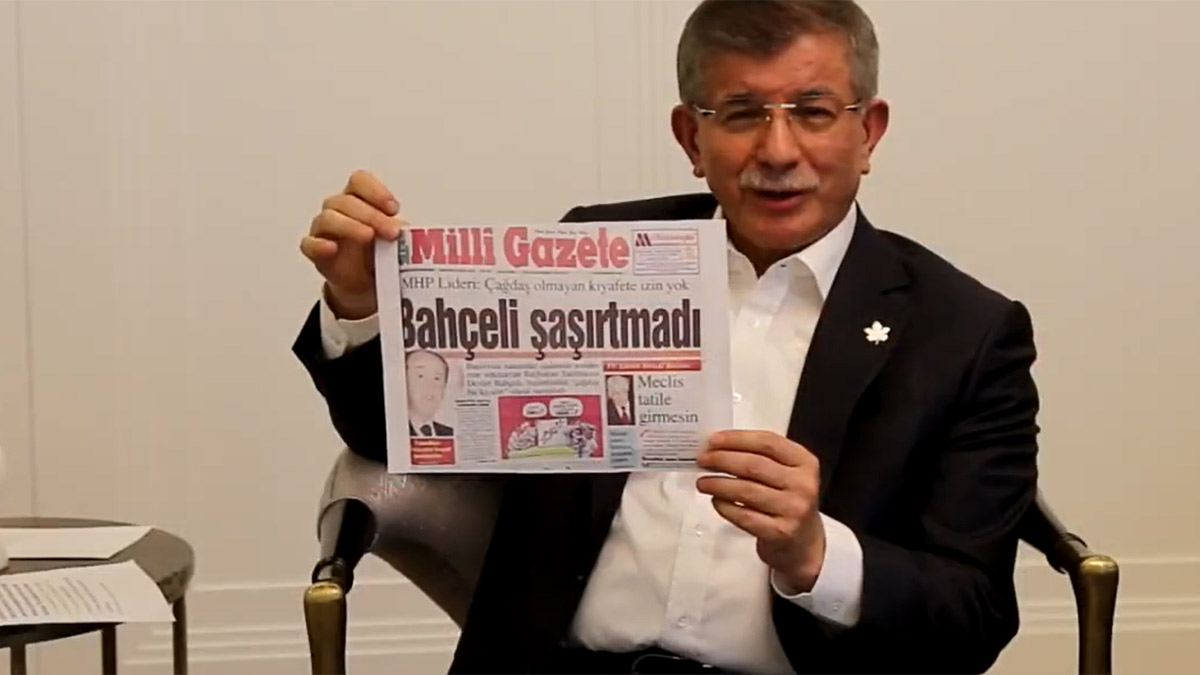 Davutoğlu'ndan Bahçeli'ye cevap: 28 Şubat'la birlikte anılacaksın