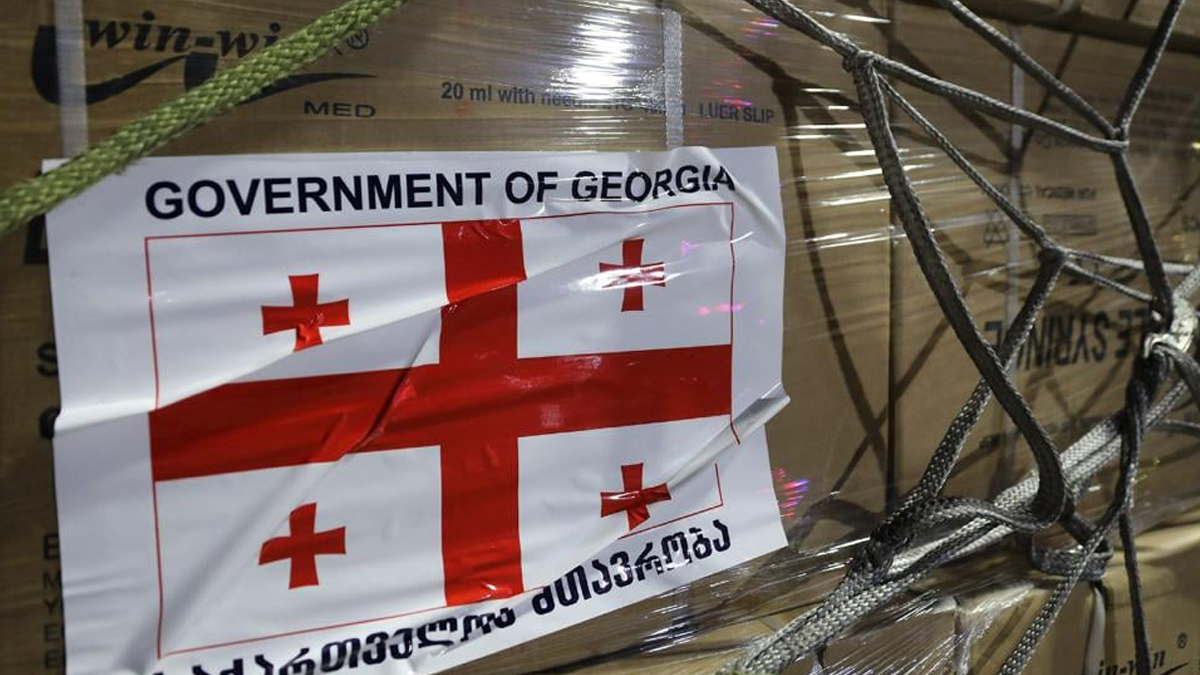 Gürcistan'dan Ukrayna'ya 100 ton insani yardım
