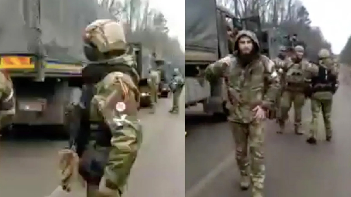 Rusya yanlısı Çeçenler başkent Kiev'in yakınlarında bekliyor