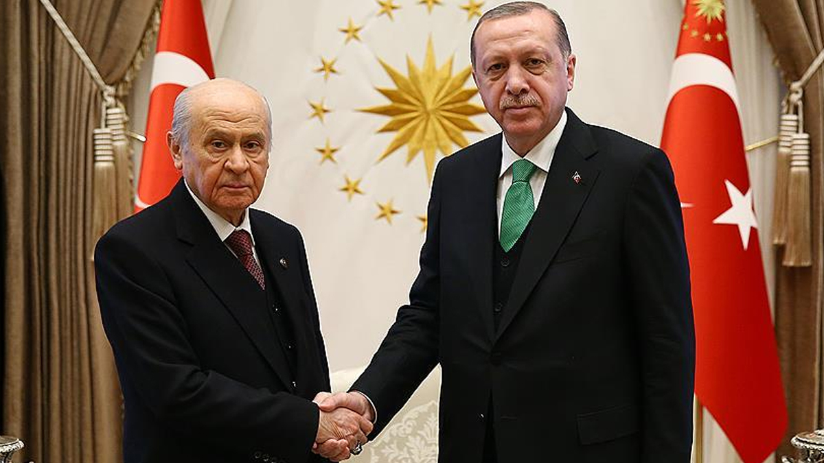Son dakika! Erdoğan ile Bahçeli görüşmesi başladı