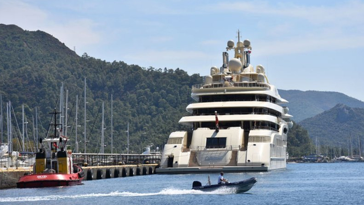 Değeri 600 milyon dolar! Almanya, Rus milyarderin yatına el koydu