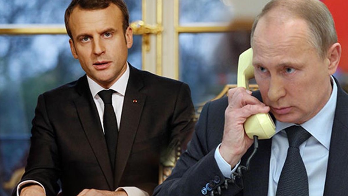 Macron ile görüşen Putin'den dikkat çeken Ukrayna mesajı