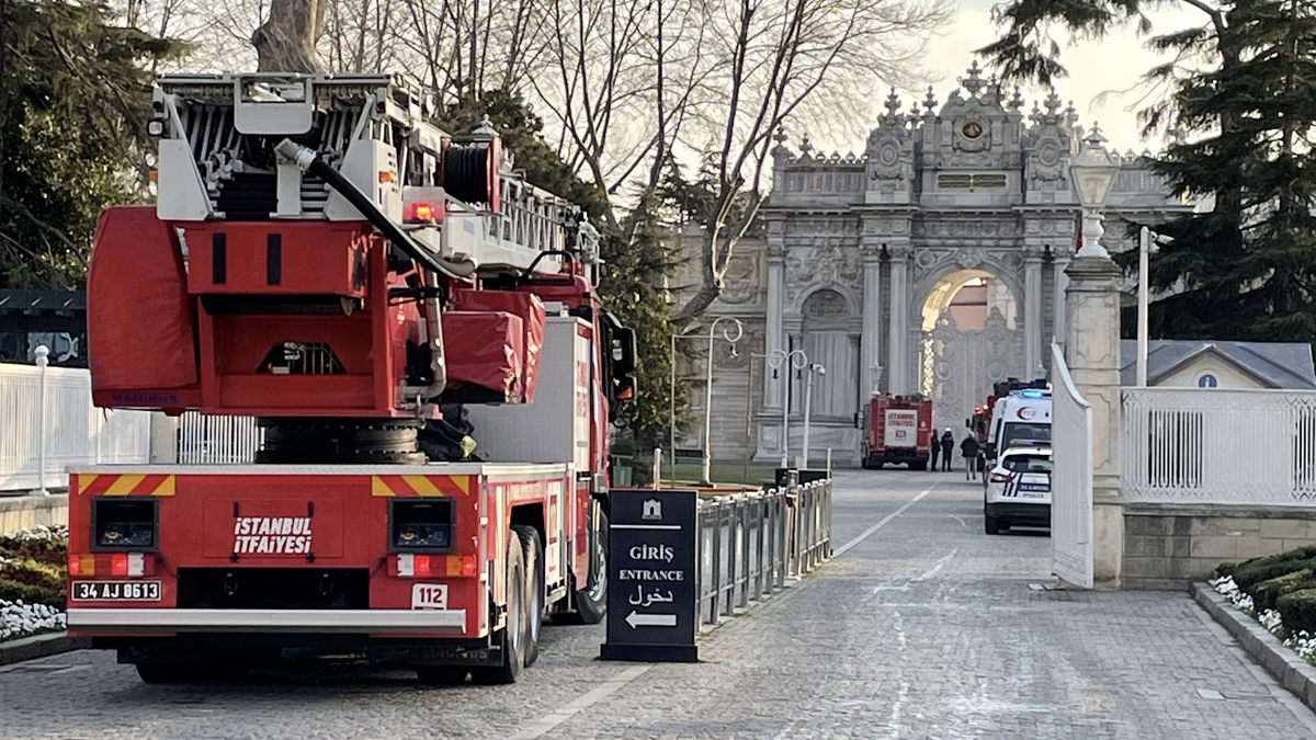 Dolmabahçe Sarayı'nda yangın