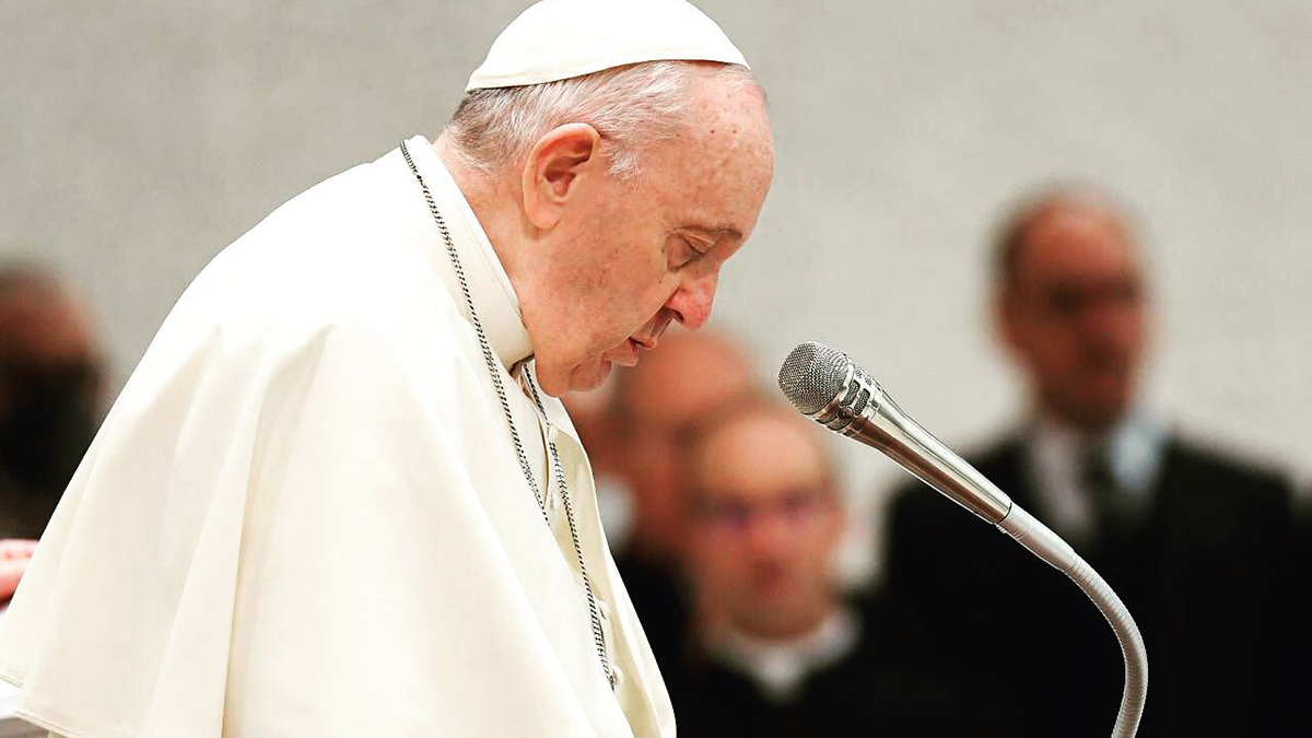 Papa, Rusya Ukrayna savaşı için dua etti