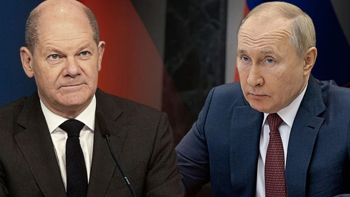 Putin, Almanya Başbakanı Scholz ile görüştü