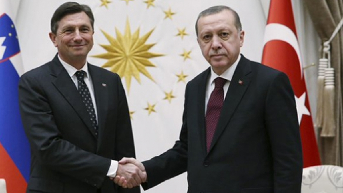 Cumhurbaşkanı Erdoğan, Slovenya Cumhurbaşkanı Pahor ile görüştü