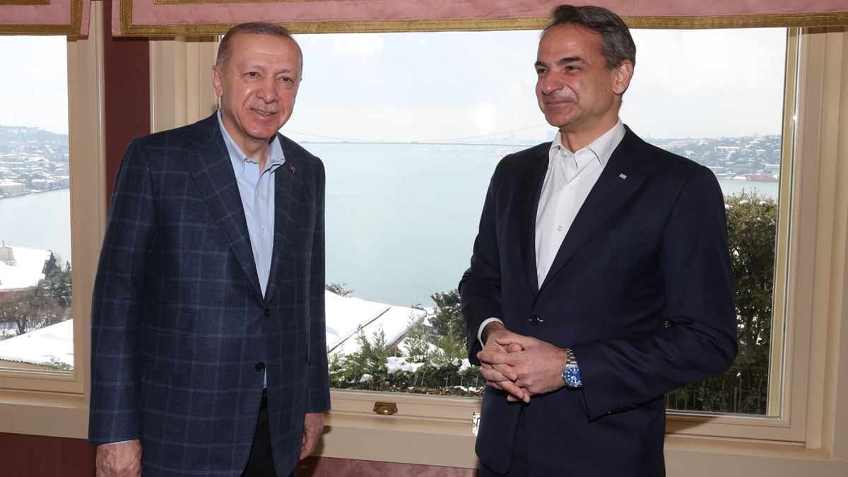 Cumhurbaşkanı Erdoğan ile Yunanistan Başbakanı Miçotakis görüştü