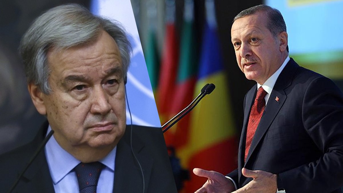 Erdoğan, BM Genel Sektereri’yle görüştü