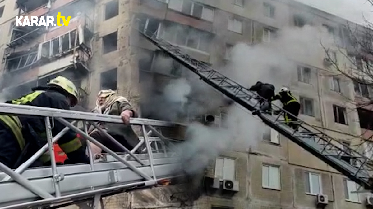 Rusya Kiev'deki yerleşim alanlarını vurdu: 1 ölü