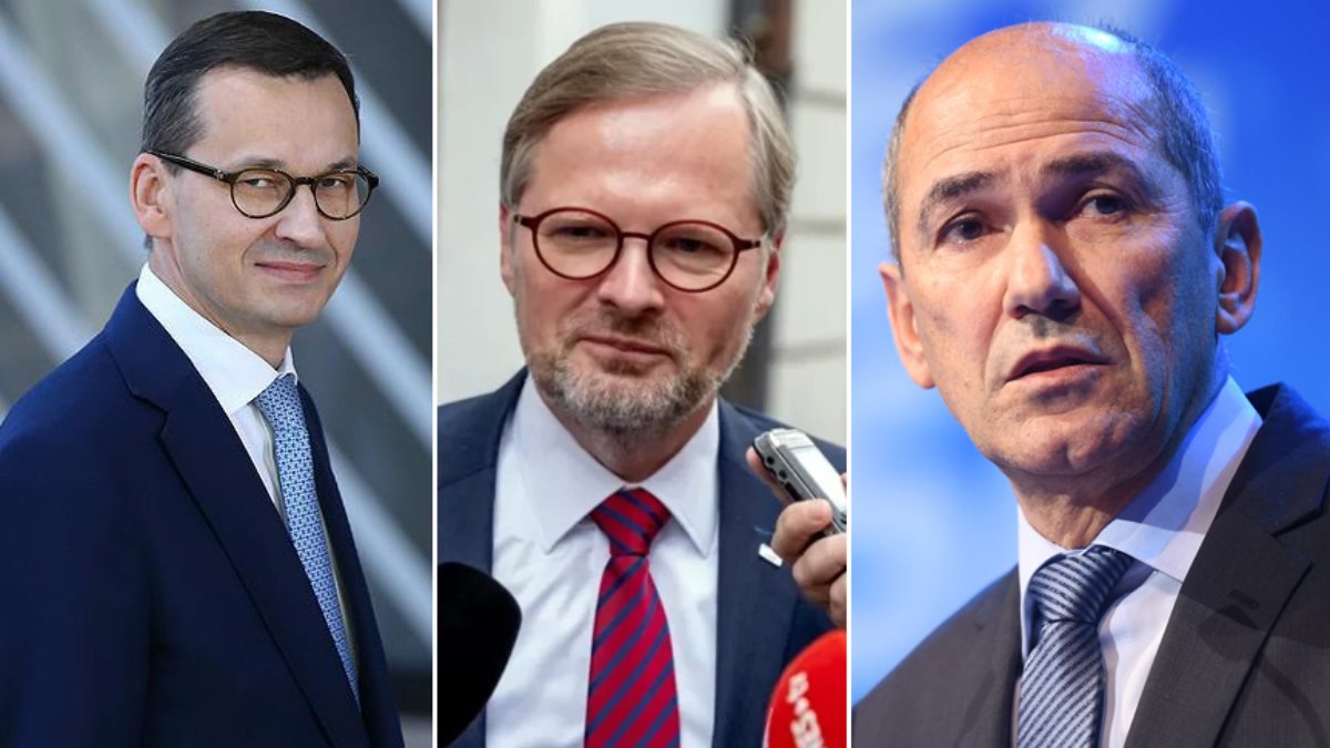 Polonya, Çekya ve Slovenya başbakanları saldırı altındaki Kiev'e geldi