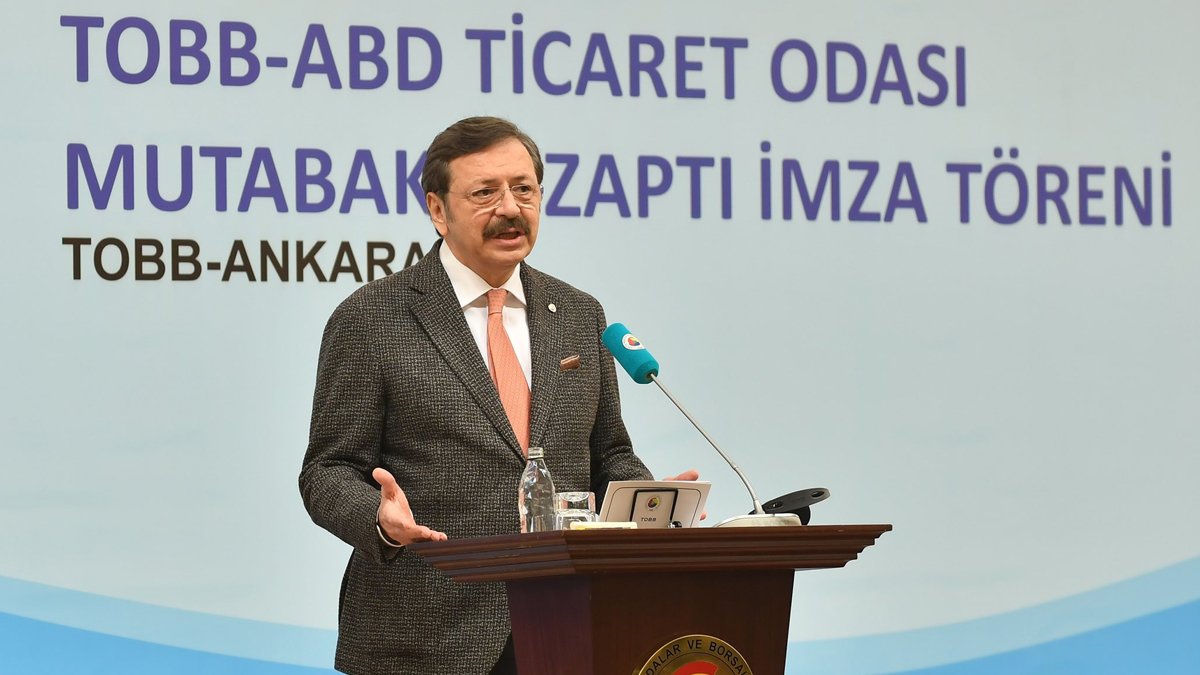 TOBB Başkanı Hisarcıklıoğlu: ABD’li yatırımcılar Türkiye’yi bir yatırım  üssü olarak değerlendirmeli