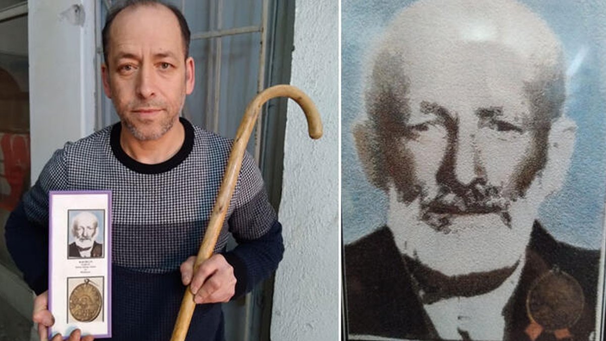 Çanakkale gazisinin torunu, dedesinin emanetine sahip çıkıyor