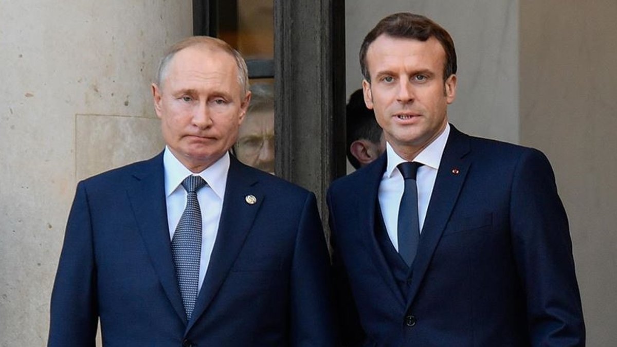 Putin ve Macron, Ukrayna'daki durumu görüştü
