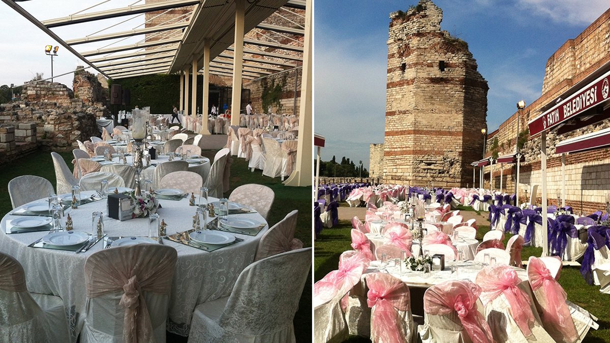 İBB, Topkapı surlarındaki portatif çatıyı kaldırıyor