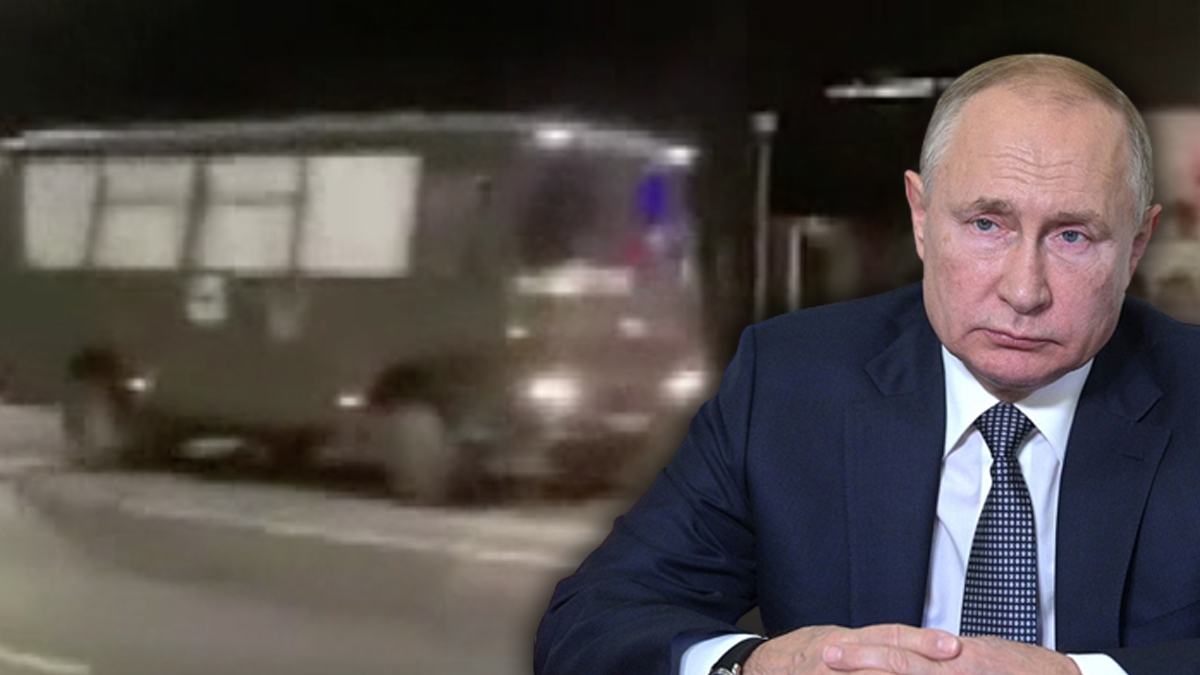 'Putin'in ceset konvoyu' Bu görüntüler gündem oldu!