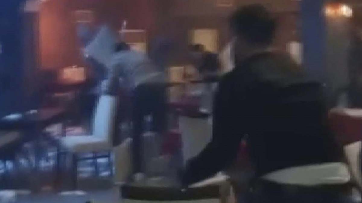 İstek parça kavgası! Şişe, sandalye ve masalar havada uçuştu