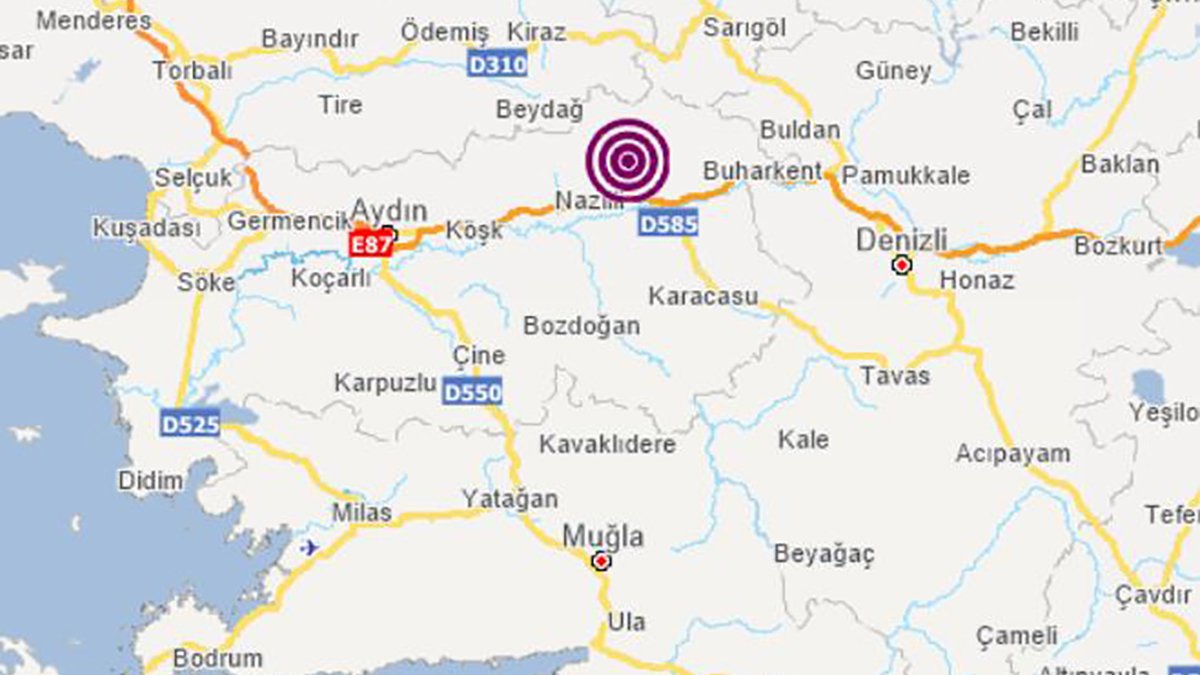 Aydın'da korkutan deprem | Son depremler