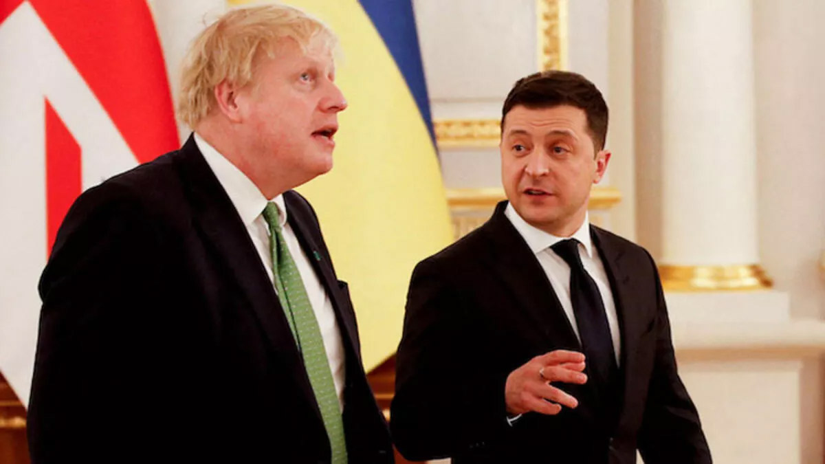 Zelenskiy, İngiltere Başbakanı Johnson ile görüştü