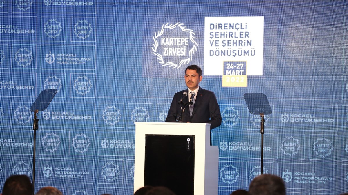 Murat Kurum: Kentsel dönüşümle şehirlerimizi afetlere karşı dirençli hale getiriyoruz