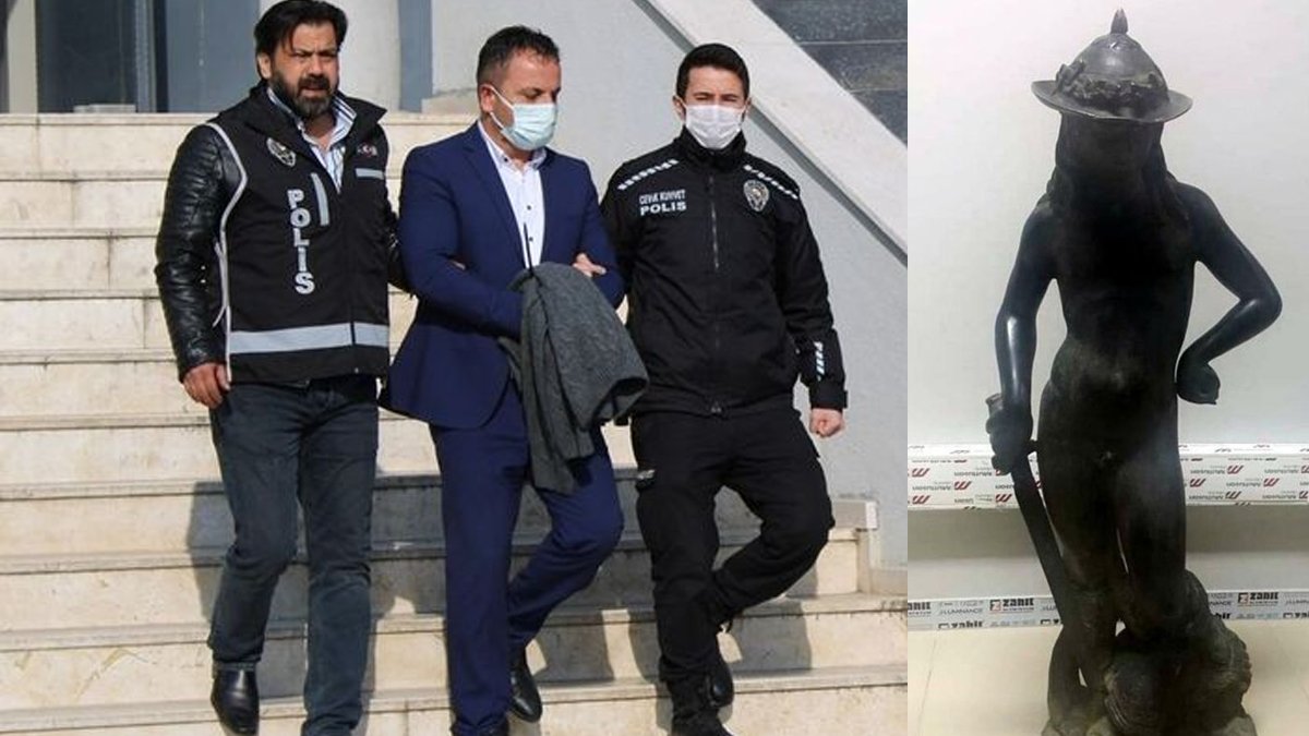 Aydın Arkeoloji Müzesi Müdürü ve 3 kişi, tarihi eser kaçakçılığından tutuklandı